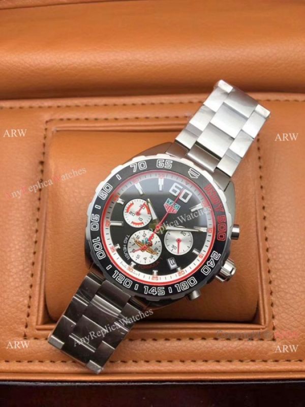 Fake Tag Heuer F1 Formula 1 Indy 500 Chrono Watches Stainless Steel Gray Fake Tag Heuer F1 Formula 1 Indy 500 Chrono Watches Stainless Steel Gray