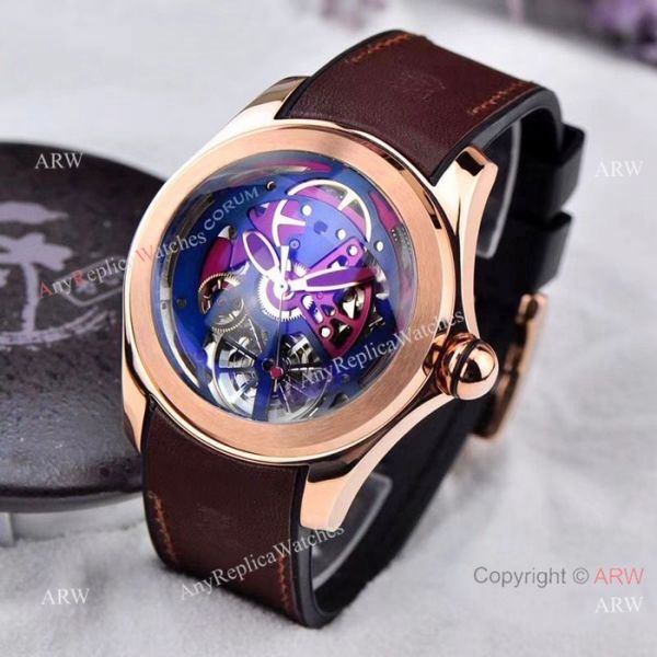 Corum Skeleton Bubble Watch Replica Rose Gold Corum Bubble Squelette Wrist Corum Skeleton Bubble Watch Replica Rose Gold Corum Bubble Squelette Wrist