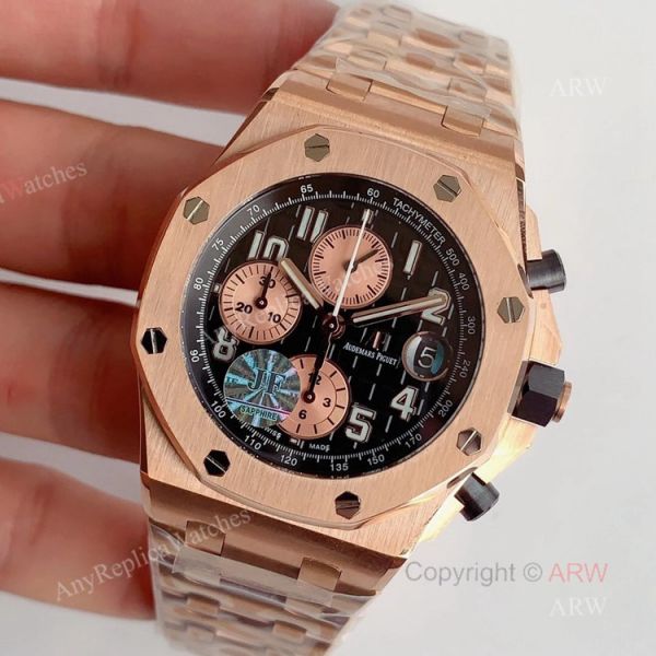 JF Factory Replica Audemars Piguet Royal Oak Offshore Rose Gold 26470OR Chronograph Watch 42mm JF Factory Replica Audemars Piguet Royal Oak Offshore Rose Gold 26470OR Chronograph Watch 42mm