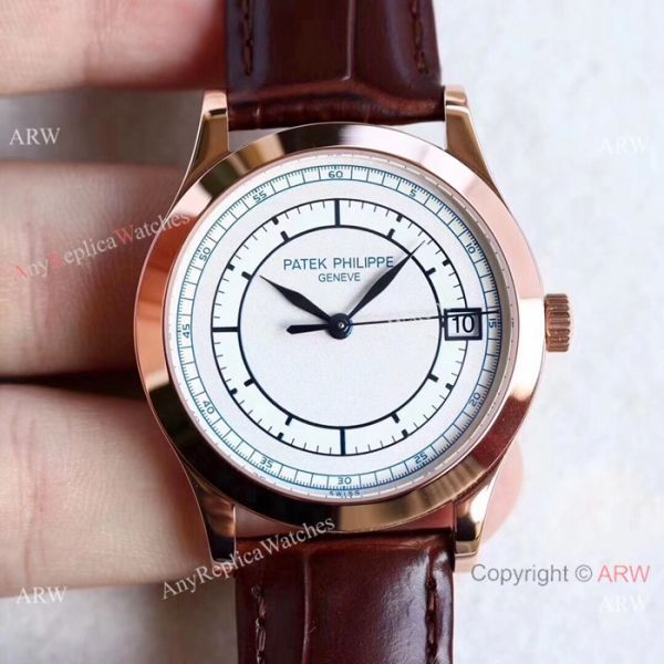 Swiss Copy Patek Philippe Calatrava 5296 Watches SS White Dial Swiss Copy Patek Philippe Calatrava 5296 Watches SS White Dial