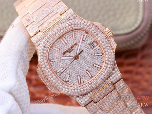 Copy Patek Philippe Nautilus Jumbo 5719 Watch Patek Philippe Iced Out watch Copy Patek Philippe Nautilus Jumbo 5719 Watch Patek Philippe Iced Out watch