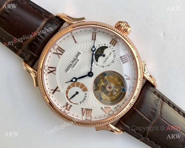 Swiss Copy Patek Philippe Tourbillon Moonphase Power Reserve Watch 42mm Swiss Copy Patek Philippe Tourbillon Moonphase Power Reserve Watch 42mm