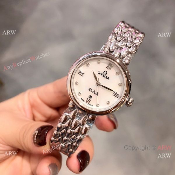 Replica Omega De Ville Dewdrop ladies Watch Stainless Steel Replica Omega De Ville Dewdrop ladies Watch Stainless Steel