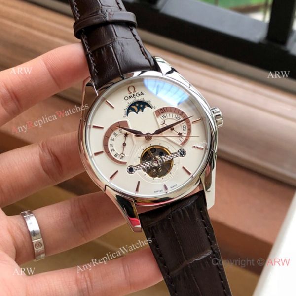 New replica Omega Complications Automatic Watches Rose Gold 43mm New replica Omega Complications Automatic Watches Rose Gold 43mm
