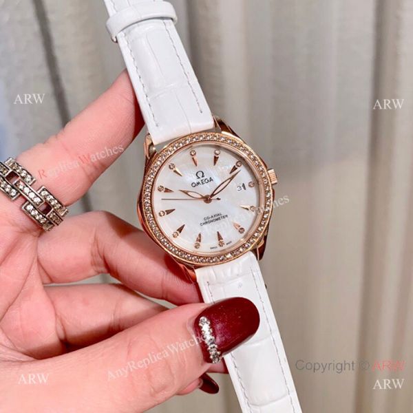 Omega DeVille Co-Axial Cscapement 34mm Watches Rose Gold Case Omega DeVille Co-Axial Cscapement 34mm Watches Rose Gold Case