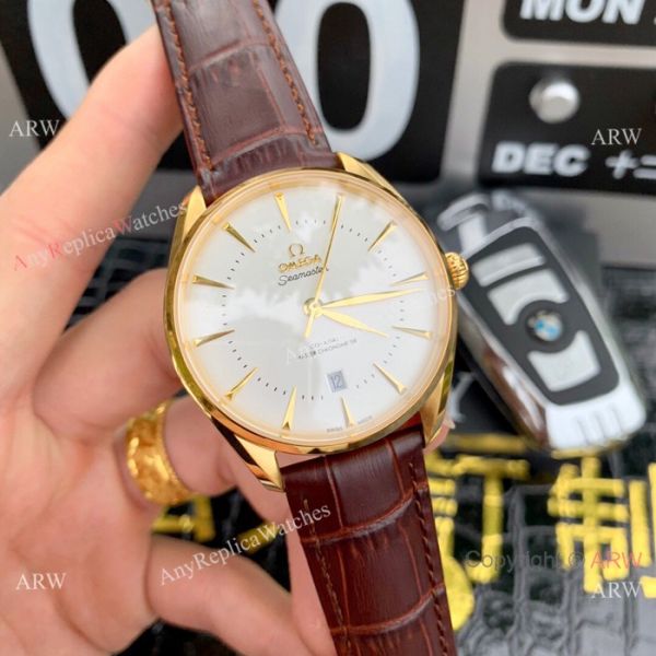 Swiss 8807 Omega Seamaster Edizione Venezia Replica Watches Rose Gold Swiss 8807 Omega Seamaster Edizione Venezia Replica Watches Rose Gold