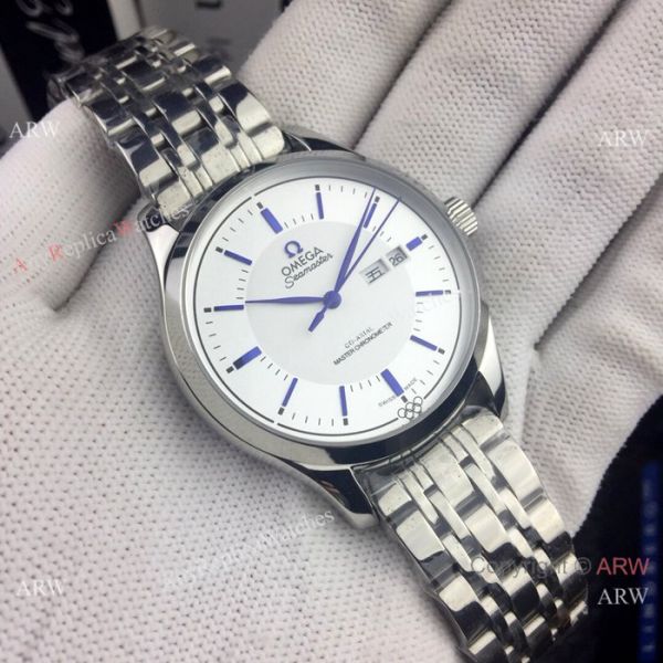 Omega Seamaster day date Watches Two Tone White Dial Omega Seamaster day date Watches Two Tone White Dial