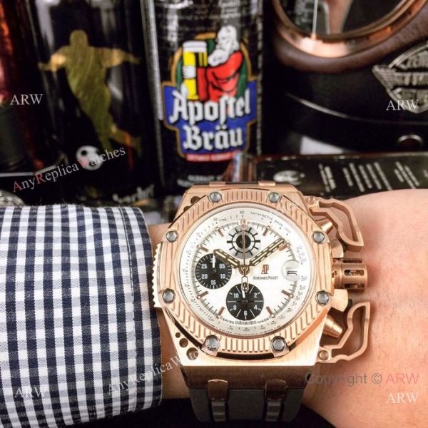 Replica Audemar Piguet Survivor Chronograph Watch Rose Gold Case Replica Audemar Piguet Survivor Chronograph Watch Rose Gold Case