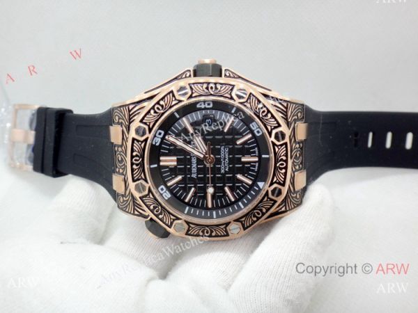 Copy Audemars Piguet Royal Oak Offshore Tattoo Watch Rose Gold Case Copy Audemars Piguet Royal Oak Offshore Tattoo Watch Rose Gold Case