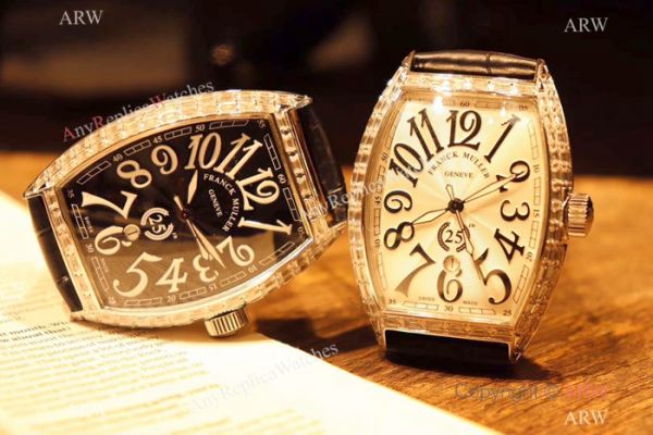Franck Muller Cintree Curvex Special Edition Replica Watches Diamond Bezel Franck Muller Cintree Curvex Special Edition Replica Watches Diamond Bezel