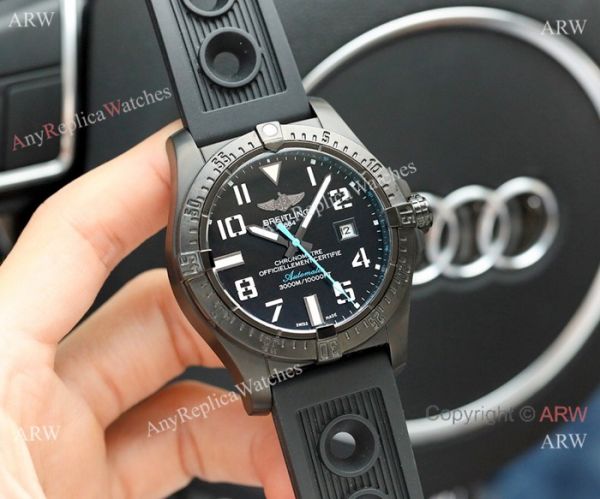 Clone Breitling Avenger II Seawolf Watch All Black w/ Yellow Hand Clone Breitling Avenger II Seawolf Watch All Black w/ Yellow Hand