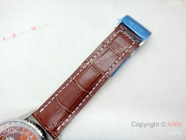 Copy Breitling Navitimer Chronometre Japanese Watch SS Brown Dial Copy Breitling Navitimer Chronometre Japanese Watch SS Brown Dial