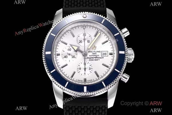 Swiss Breitling Superocean Heritage Asia 7750 Watch Blue Ceramic bezel Swiss Breitling Superocean Heritage Asia 7750 Watch Blue Ceramic bezel