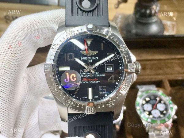 Swiss Quality Replica Breitling Watch Avenger II Seawolf SS Case Arabic Markers Swiss Quality Replica Breitling Watch Avenger II Seawolf SS Case Arabic Markers