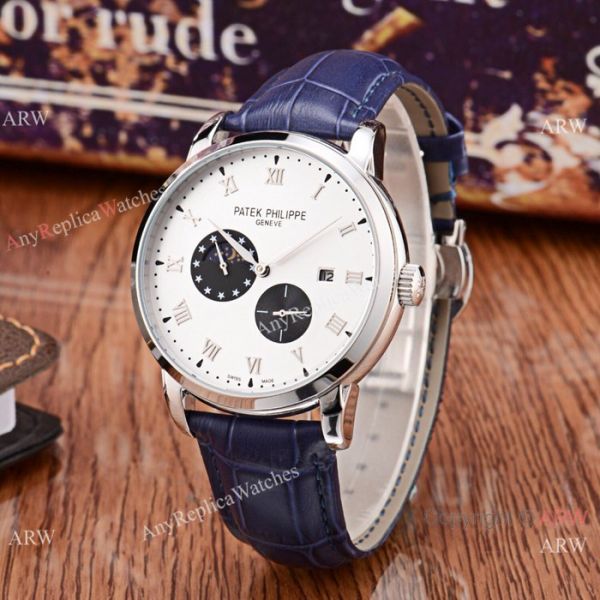 Clone Patek Philippe Calatrava moon phase Watches Automatic Movement Clone Patek Philippe Calatrava moon phase Watches Automatic Movement