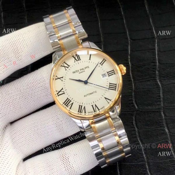 Patek Philippe Calatrava Stianless Steel White Watch New Replica Patek Philippe Calatrava Stianless Steel White Watch New Replica