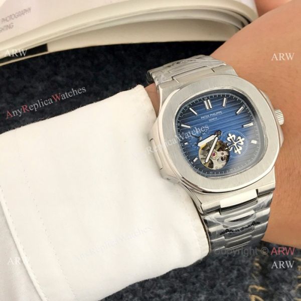 Patek Philippe Tourbillon Black Copy Watch Black Leather Strap Patek Philippe Tourbillon Black Copy Watch Black Leather Strap