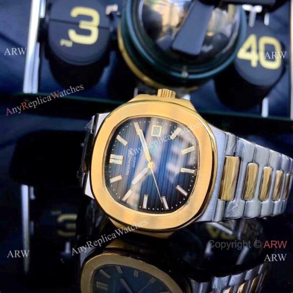 Copy Patek Philippe Nautilus Two Tone Gold Dial Watch For Sale Copy Patek Philippe Nautilus Two Tone Gold Dial Watch For Sale