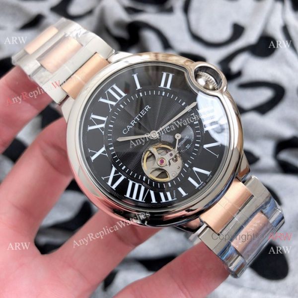 Ballon Bleu de Cartier 82S5 Replica Watch Two Tone Rose Gold Swiss Quality Ballon Bleu de Cartier 82S5 Replica Watch Two Tone Rose Gold Swiss Quality