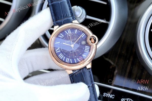 Fake Cartier Ballon Bleu Brown Dial 41mm Watches Swiss Quality Fake Cartier Ballon Bleu Brown Dial 41mm Watches Swiss Quality