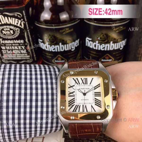 Cartier Santos 100th Anniversary Rose Gold Replica watch for Sale Cartier Santos 100th Anniversary Rose Gold Replica watch for Sale