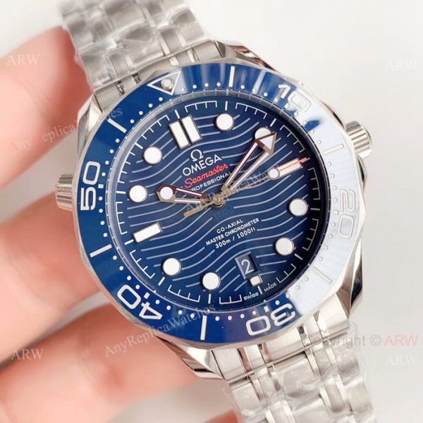 (OM) Omega Seamaster Diver 300M Master James Bond Watch Replica / SS Blue Dial (OM) Omega Seamaster Diver 300M Master James Bond Watch Replica / SS Blue Dial