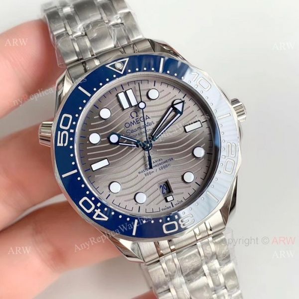 OM Factory Omega Seamaster 300 Replica Watch Stainelss Steel Gray Face Watches OM Factory Omega Seamaster 300 Replica Watch Stainelss Steel Gray Face Watches