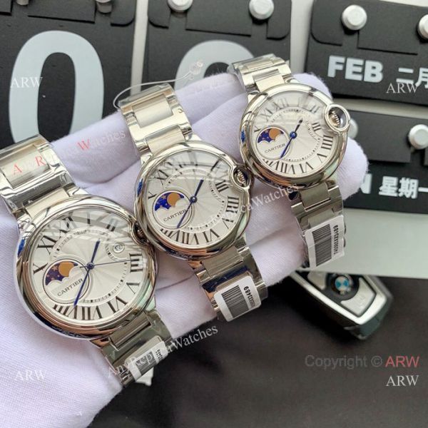 Replica Cartier Ballon Bleu Moonphase Rose Gold Quartz Watch Replica Cartier Ballon Bleu Moonphase Rose Gold Quartz Watch