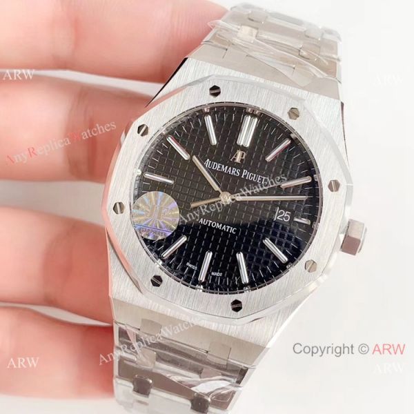 JF Audemars Piguet Royal Oak Cal.3120 Black Dial Watch V5 Version JF Audemars Piguet Royal Oak Cal.3120 Black Dial Watch V5 Version