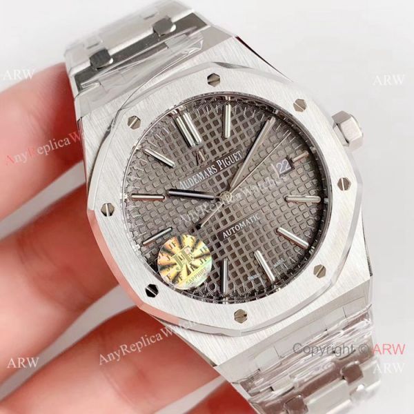 JF Audemars Piguet Royal Oak 15400 Watch Replica Stainless Steel Grey Dial JF Audemars Piguet Royal Oak 15400 Watch Replica Stainless Steel Grey Dial