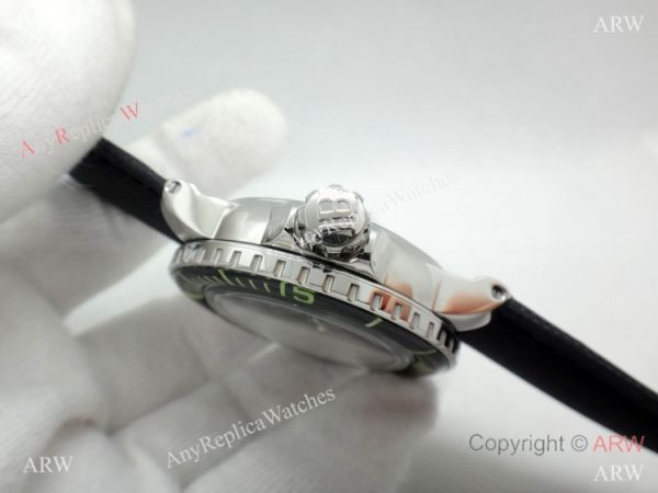 Fake Blancpain Fifty Fathoms Black Dial SS Watch Swiss Quality Fake Blancpain Fifty Fathoms Black Dial SS Watch Swiss Quality
