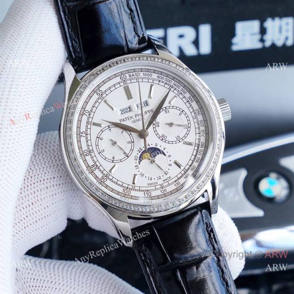 Swiss Copy Patek Philippe Base 1000 Watches Diamond Bezel 40mm Swiss Copy Patek Philippe Base 1000 Watches Diamond Bezel 40mm