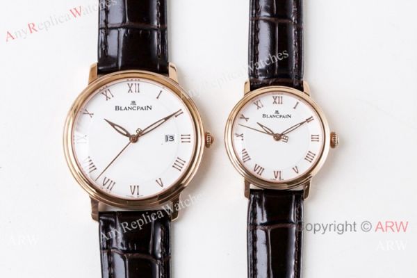 Swiss Grade 1 Blancpain Villeret Ultraplate Replica Watch Rose Gold Diamond Lovers watch Swiss Grade 1 Blancpain Villeret Ultraplate Replica Watch Rose Gold Diamond Lovers watch
