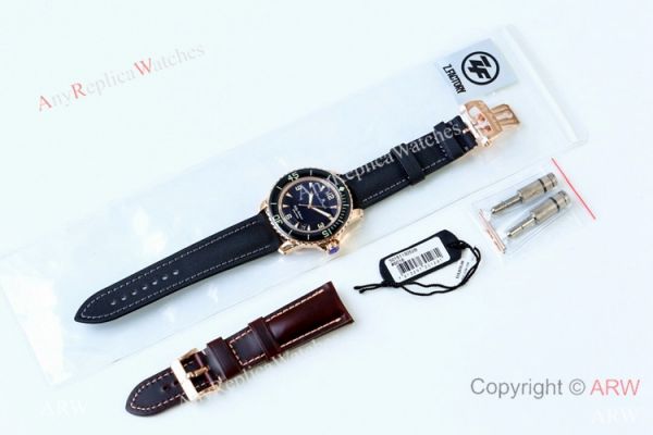 Swiss Grade Blancpain Fifty Fathoms Automatique Rose Gold Watch Best Replica 1:1 Swiss Grade Blancpain Fifty Fathoms Automatique Rose Gold Watch Best Replica 1:1