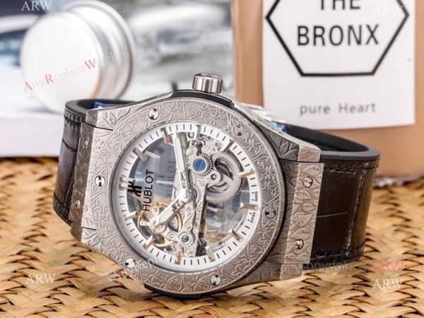 Copy Hublot Classic Fusion Tattoo Wristwatch Black Gummy Strap Copy Hublot Classic Fusion Tattoo Wristwatch Black Gummy Strap
