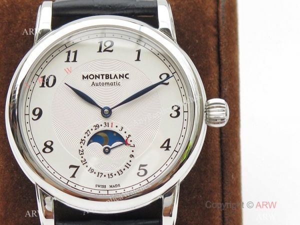 Swiss Montblanc Star Legacy Moon phase U0116508 White Dial Watch Best 1:1 Replica Swiss Montblanc Star Legacy Moon phase U0116508 White Dial Watch Best 1:1 Replica