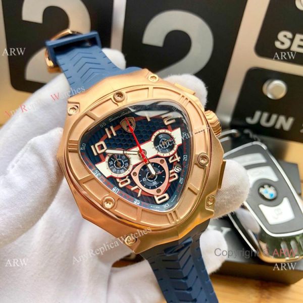 New Replica Lamborghini Spyder 124bbr watch Rose Gold Gray Dial New Replica Lamborghini Spyder 124bbr watch Rose Gold Gray Dial