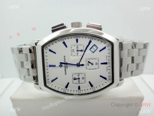 Vacheron Constantin Copy Watch Stainless steel Chronograph Blue Stick Vacheron Constantin Copy Watch Stainless steel Chronograph Blue Stick