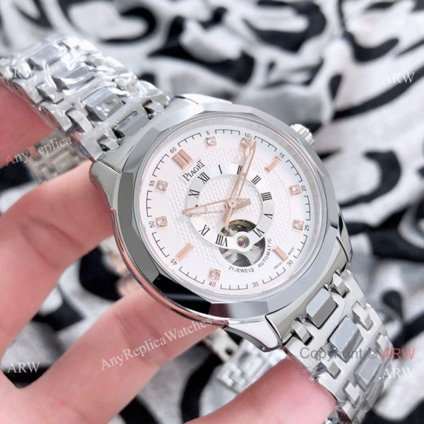 Best Replica Piaget Tourbillon Watches Sapphire glass Stainless Steel Best Replica Piaget Tourbillon Watches Sapphire glass Stainless Steel