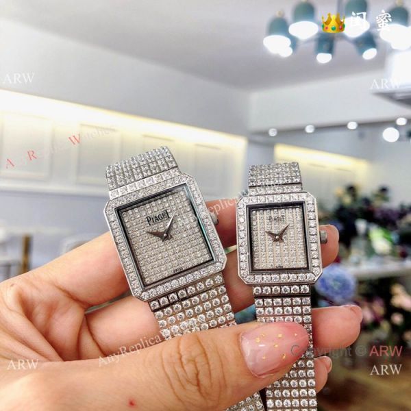 Swiss Replica Piaget Polo Diamond Watches All Gold Sapphire Glass Swiss Replica Piaget Polo Diamond Watches All Gold Sapphire Glass