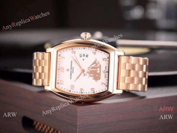 High Quality Vacheron Constantin Malte Stainless Steel Black Dial Watch High Quality Vacheron Constantin Malte Stainless Steel Black Dial Watch