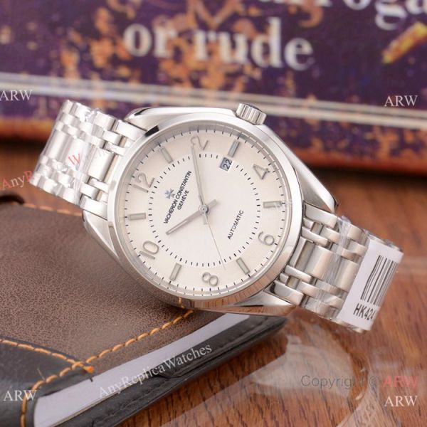 Buy Copy Vacheron Constantin Geneve Watches 2-Tone White Face Buy Copy Vacheron Constantin Geneve Watches 2-Tone White Face
