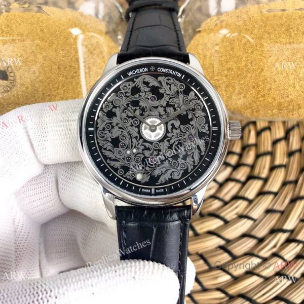 Replica Vacheron Constantin Geneve Flower Dial Blue Leather Strap Replica Vacheron Constantin Geneve Flower Dial Blue Leather Strap