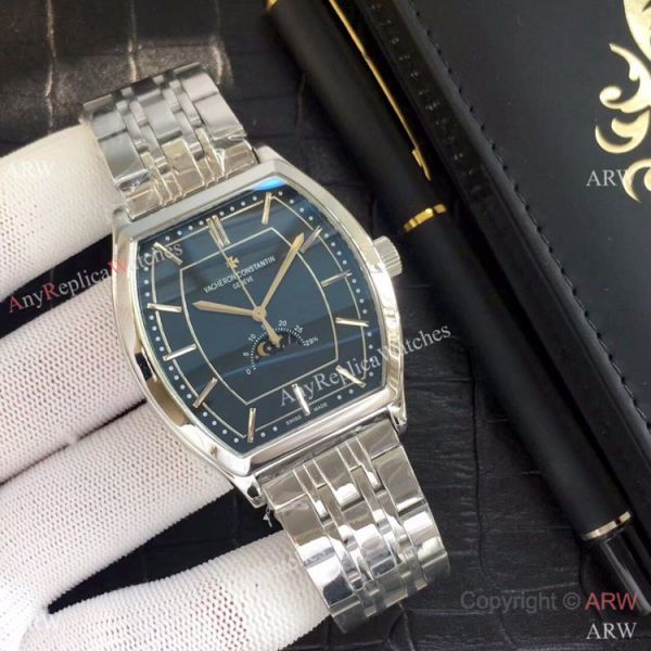 Stainless Steel Vacheron Constantin Replika Watch w/ Moon phase Stainless Steel Vacheron Constantin Replika Watch w/ Moon phase