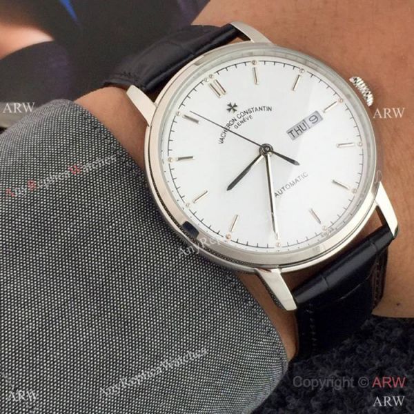 Replica Vacheron Constantin Geneve Day-Date watches Black Dial 39mm Replica Vacheron Constantin Geneve Day-Date watches Black Dial 39mm