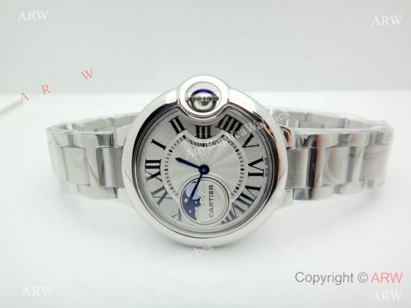 Copy Cartier Ballon Bleu Moonphase Watch Stainless Steel Sapphire crystal Copy Cartier Ballon Bleu Moonphase Watch Stainless Steel Sapphire crystal