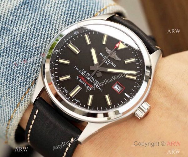 2019 Replica Breitling Avenger Men Watch SS Blue Dial Blue Leather strap 2019 Replica Breitling Avenger Men Watch SS Blue Dial Blue Leather strap