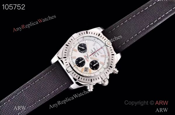 GF Replica Breitling Chronomat Aermacchi Asia 7750 Watch SS Panda Face GF Replica Breitling Chronomat Aermacchi Asia 7750 Watch SS Panda Face