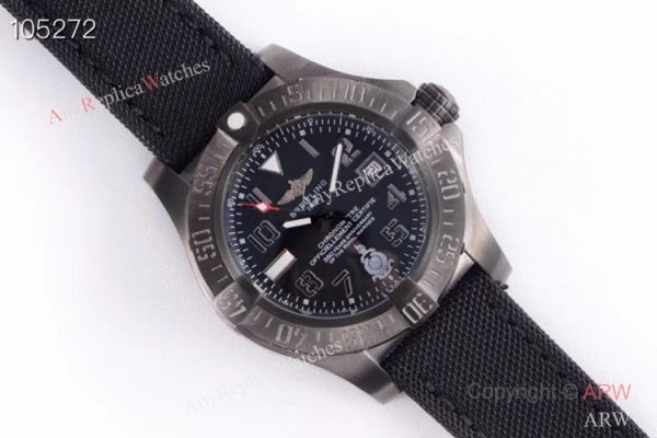 GB Factory Breitling Avenger Seawolf II Boelcke Black Steel Watch 45mm GB Factory Breitling Avenger Seawolf II Boelcke Black Steel Watch 45mm