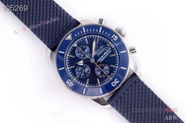 GB factory Breitling SuperOcean Heritage II day-date Replica Watch Blue Dial GB factory Breitling SuperOcean Heritage II day-date Replica Watch Blue Dial